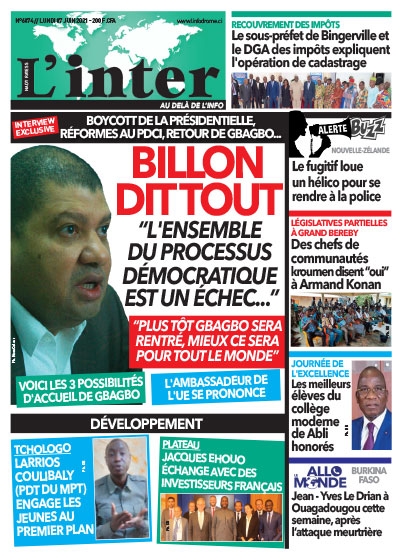 L'INTER du Lundi 07 Juin 2021