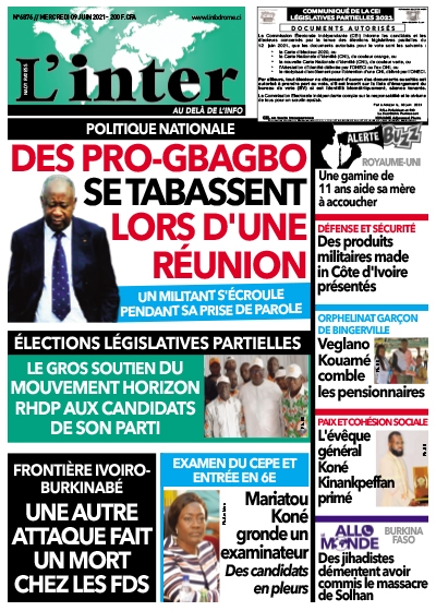 L'INTER du Mercredi 09 Juin 2021