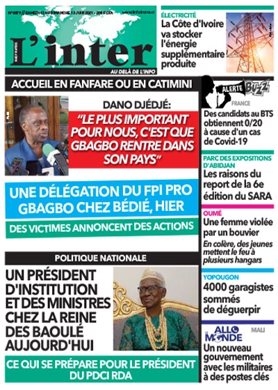 L'INTER du Samedi 12 juin 2021