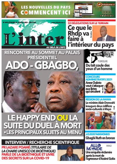 L'INTER du Mardi 27 juillet 2021