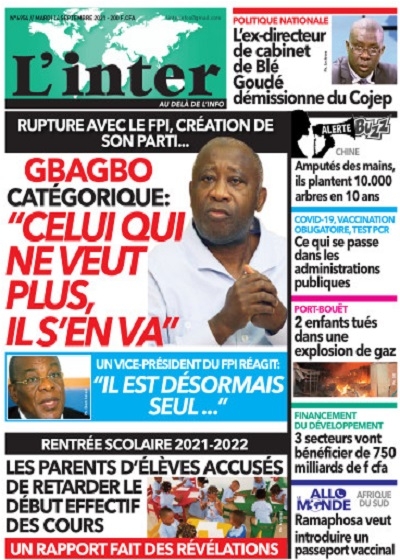 L'INTER du Mardi 14 Septembre 2021