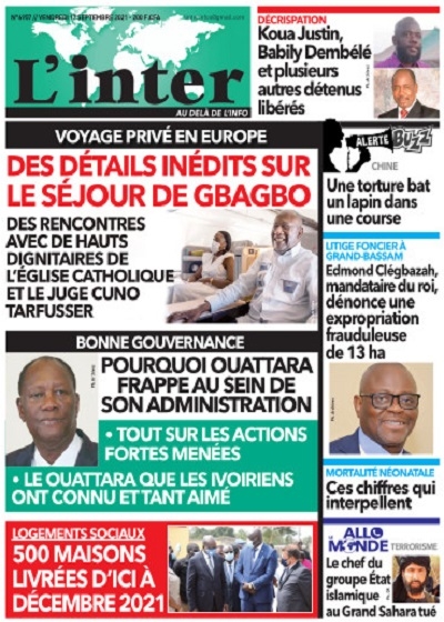 L'INTER du Vendredi 17 Septembre 2021