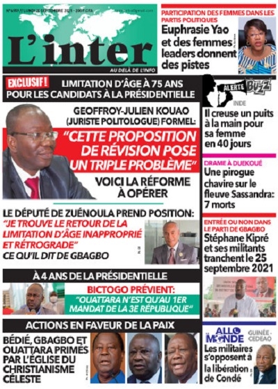 L'INTER du Lundi 20 Septembre 2021