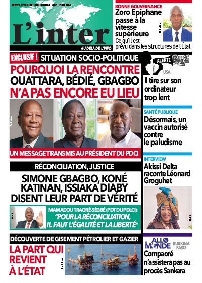 L'INTER du Vendredi 08 Octobre 2021