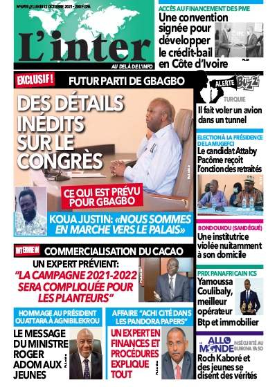 L'INTER du Lundi 11 Octobre 2021