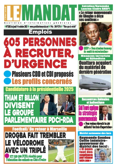 LE MANDAT du Jeudi 14 Octobre 2021