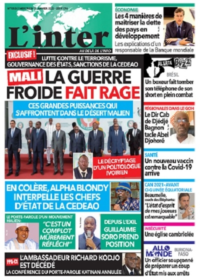 L'INTER du Mercredi 12 Janvier 2022