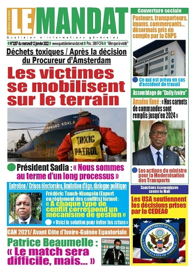 LE MANDAT du Mercredi 12 Janvier 2022