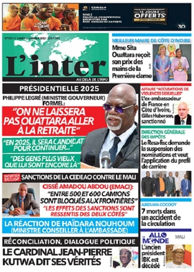 L'INTER du Lundi 17 Janvier 2022