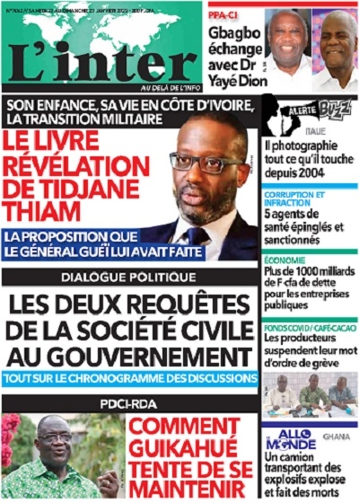 L'INTER du Samedi 22 au dimanche 23 Janvier 2022