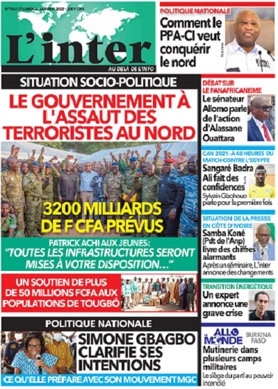 L'INTER du Lundi 24 Janvier 2022