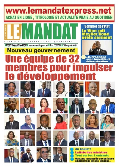 LE MANDAT du Jeudi 21 Avril 2022