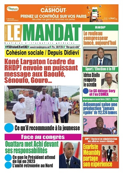 LE MANDAT du Lundi 25 Avril 2022