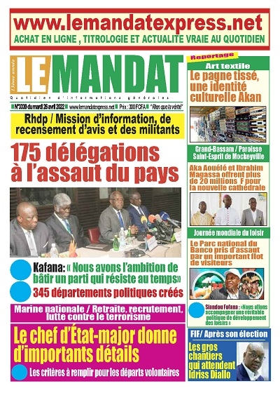 LE MANDAT du Mardi 26 Avril 2022