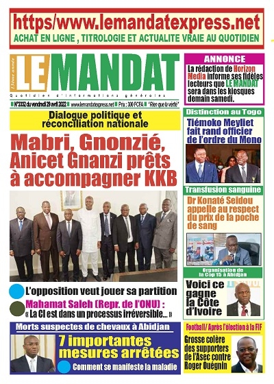 LE MANDAT du Vendredi 29 Avril 2022