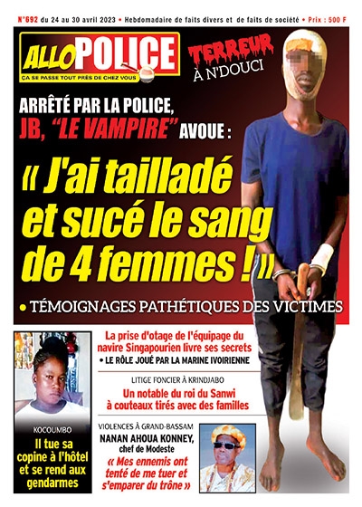 ALLO POLICE SEMAINE DU 08 AU 14 MAI 2023